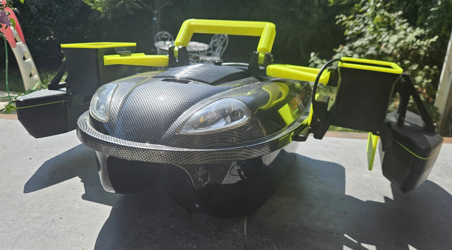 Bacs et flotteurs pour Quad Bait Boat Explorer