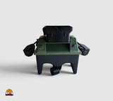 PrintForFishing simple float kit attached to an Anatec Monocoque bait boat for enhanced stability on water