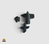 PrintForFishing black stabilizer float kit for Anatec PackBoat bait boat, durable 3D printed fishing accessory